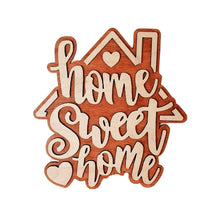 Load image into Gallery viewer, Home Sweet Home Maple 3D Wood Sign - Designodeal
