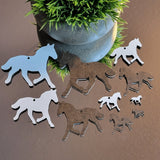 Horse Sublimation Earring Blanks ~ Multiple Sizes - Designodeal