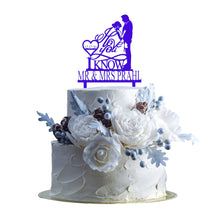 Load image into Gallery viewer, I Love You I Know Wedding Cake Topper Digital File Only - Designodeal

