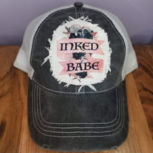 Load image into Gallery viewer, Inked Mama / Inked Babe Raggedy Hat Patches - Designodeal
