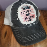 Inked Mama / Inked Babe Raggedy Hat Patches - Designodeal