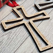 Load image into Gallery viewer, John 3:16 Bible Verse Inscription on Cross Digital File Only - Designodeal
