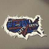 Let's Go Brandon FJB USA Map Word Art Sublimation Design SVG PNG DIGITAL DOWNLOAD Files - Designodeal
