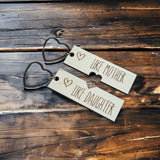 Like Mother Like Daughter Mothers Day Keychain Set (2 keychains) - Designodeal