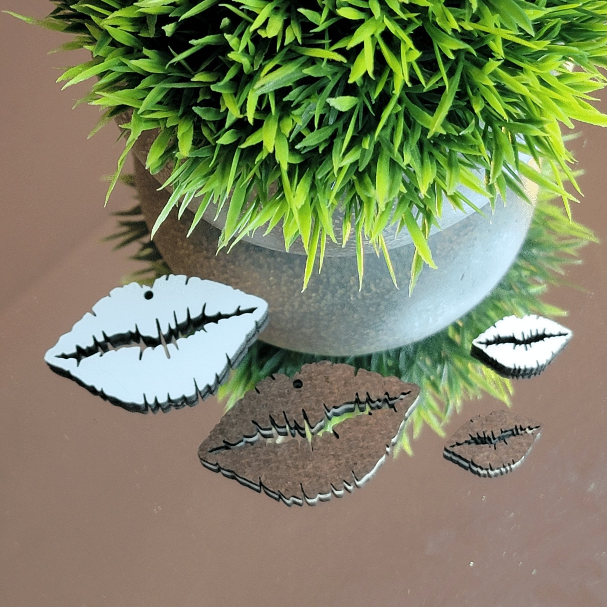 Lips Sublimation Earring Blanks ~ Multiple Sizes - Designodeal