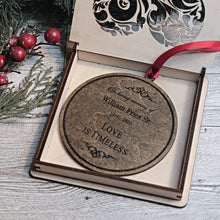 Load image into Gallery viewer, Love Is Timeless Memorial Ornament - Designodeal

