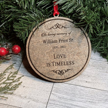 Load image into Gallery viewer, Love Is Timeless Memorial Ornament - Designodeal
