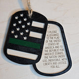 Military Dog Tags Christmas Ornament - Designodeal