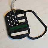 Military Dog Tags Christmas Ornament - Designodeal