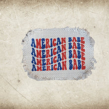 Load image into Gallery viewer, Patriotic Family Frayed Sublimation Hat Patches - Designodeal
