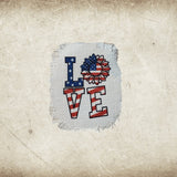 Patriotic Summer Frayed Sublimation Hat Patches - Designodeal