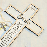 Personalized Baptism Cross Gift for Dedication and Christening Gifts - Designodeal