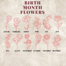 Load image into Gallery viewer, Personalized Birth Month Flower Garden Sign for Mom or Grandma - Designodeal
