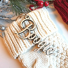 Load image into Gallery viewer, Personalized Christmas Stocking Name Tag - Designodeal
