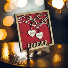 Load image into Gallery viewer, Personalized Couples Hanging Hearts Sign - Designodeal
