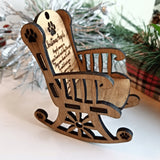 Personalized Dog Christmas Memorial Ornament Rocking Chair - Designodeal