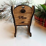 Personalized Dog Christmas Memorial Ornament Rocking Chair - Designodeal