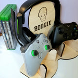 Personalized Double Controller and Headset Gaming Stand ~ PS4 PS5 XBOX - Designodeal