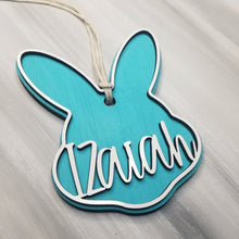 Load image into Gallery viewer, Personalized Easter Basket Wood Name Tags - Designodeal
