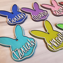 Load image into Gallery viewer, Personalized Easter Basket Wood Name Tags - Designodeal
