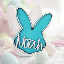 Load image into Gallery viewer, Personalized Easter Basket Wood Name Tags - Designodeal
