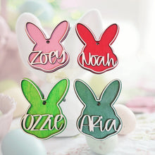 Load image into Gallery viewer, Personalized Easter Basket Wood Name Tags
