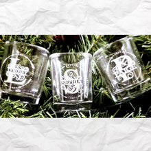 Load image into Gallery viewer, Personalized Engraved Monogram Shot Glasses - Designodeal

