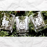 Personalized Engraved Monogram Shot Glasses - Designodeal