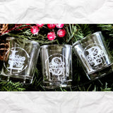 Personalized Engraved Monogram Shot Glasses - Designodeal