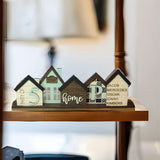 Personalized Family 5 Tiny Homes Stand - Designodeal