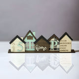 Personalized Family 5 Tiny Homes Stand - Designodeal