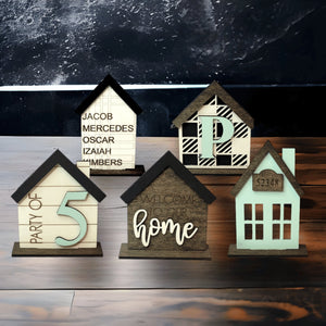 Personalized Family Tiny Home Stand - Designodeal