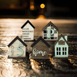 Personalized Family Tiny Home Stand - Designodeal