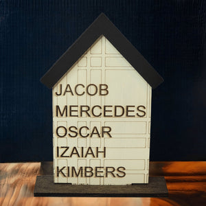 Personalized Family Tiny Home Stand - Designodeal