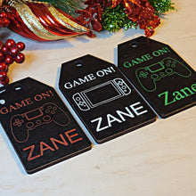 Load image into Gallery viewer, Personalized Gamer Name Gift Tags - Designodeal
