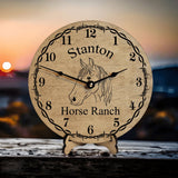 Personalized Horse Ranch Clock - Designodeal