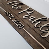 Personalized Last Name Family Established Pallet Wood Sign - Designodeal