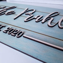 Load image into Gallery viewer, Personalized Last Name Family Established Pallet Wood Sign - Designodeal
