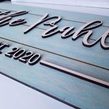 Personalized Last Name Family Established Pallet Wood Sign - Designodeal