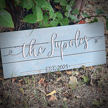 Load image into Gallery viewer, Personalized Last Name Family Established Pallet Wood Sign - Designodeal
