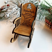 Load image into Gallery viewer, Personalized Loss of Child Christmas Memorial Ornament Rocking Chair - Designodeal
