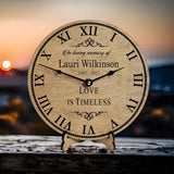 Personalized Love Is Timeless Memorial Clock - Designodeal