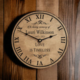 Personalized Love Is Timeless Memorial Clock - Designodeal