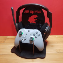 Load image into Gallery viewer, Personalized Name Gaming Stand for XBOX / PS4 Headphones and Controller - Designodeal
