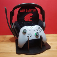 Load image into Gallery viewer, Personalized Name Gaming Stand for XBOX / PS4 Headphones and Controller - Designodeal
