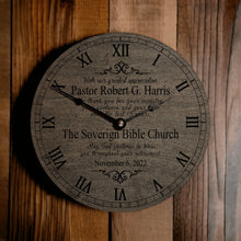 Load image into Gallery viewer, Personalized Pastor Retirement Clock - Designodeal
