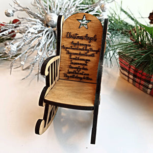 Personalized Rocking Chair Christmas Memorial Ornament - Designodeal