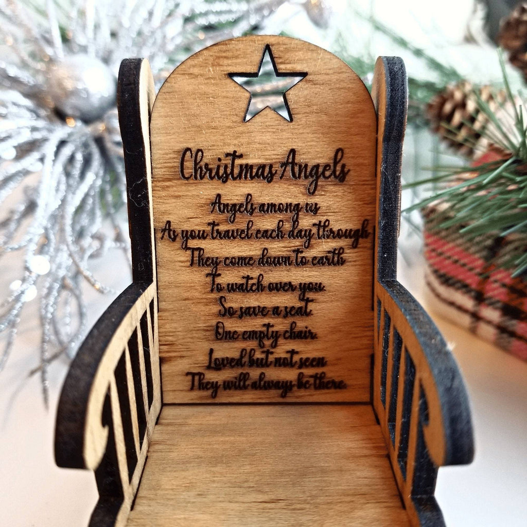Personalized Rocking Chair Christmas Memorial Ornament - Designodeal