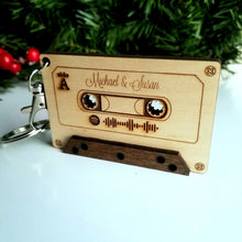 Load image into Gallery viewer, Personalized Spotify Code Music Cassette Keychain - Designodeal
