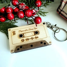Load image into Gallery viewer, Personalized Spotify Code Music Cassette Keychain - Designodeal

